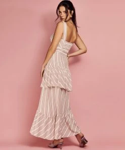 Cristina Sabatini WHAT'S HOT Rust/ Queen Mary Maxi Dress