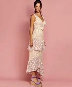 Cristina Sabatini WHAT'S HOT Rust/ Queen Mary Maxi Dress