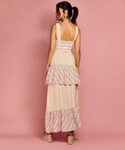 Cristina Sabatini WHAT'S HOT Rust/ Queen Mary Maxi Dress