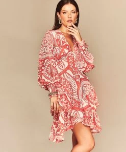 Cristina Sabatini Lime/ Kylie Long Sleeve Mini Dress