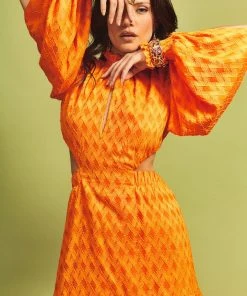 Cristina Sabatini Sand/ Ariana Long Sleeve Mini Dress WHAT'S HOT 10 Cristina Sabatini Sand/ Ariana Long Sleeve Mini Dress WHAT'S HOT