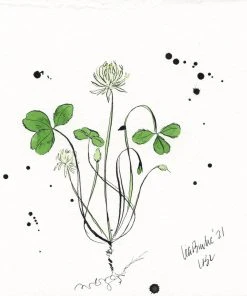 Lia Burke Libaire Splatter Clovers (Set Of 2) Art & Games