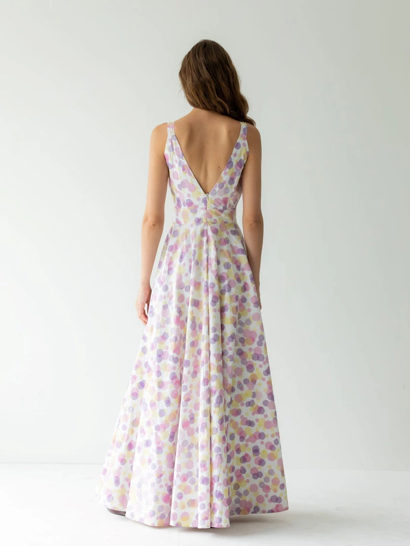 Sruti Dalmia CLOTHING Nancy Dress-Multicolor 4 Sruti Dalmia CLOTHING Nancy Dress-Multicolor