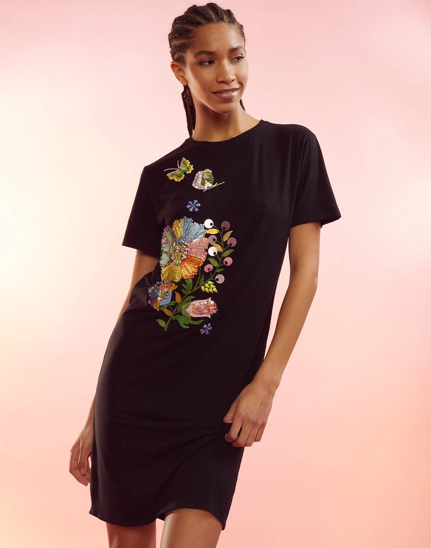 Cynthia Rowley Embroidered Tee Dress WHAT'S HOT 4 Cynthia Rowley Embroidered Tee Dress WHAT'S HOT