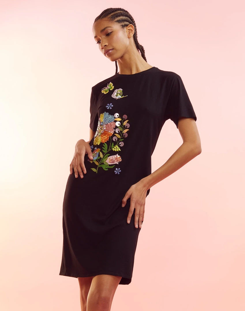 Cynthia Rowley Embroidered Tee Dress WHAT'S HOT 3 Cynthia Rowley Embroidered Tee Dress WHAT'S HOT
