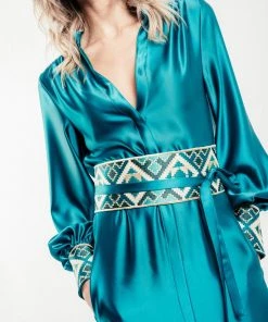 RosewaterHouse Isfahan Dress - Turquoise