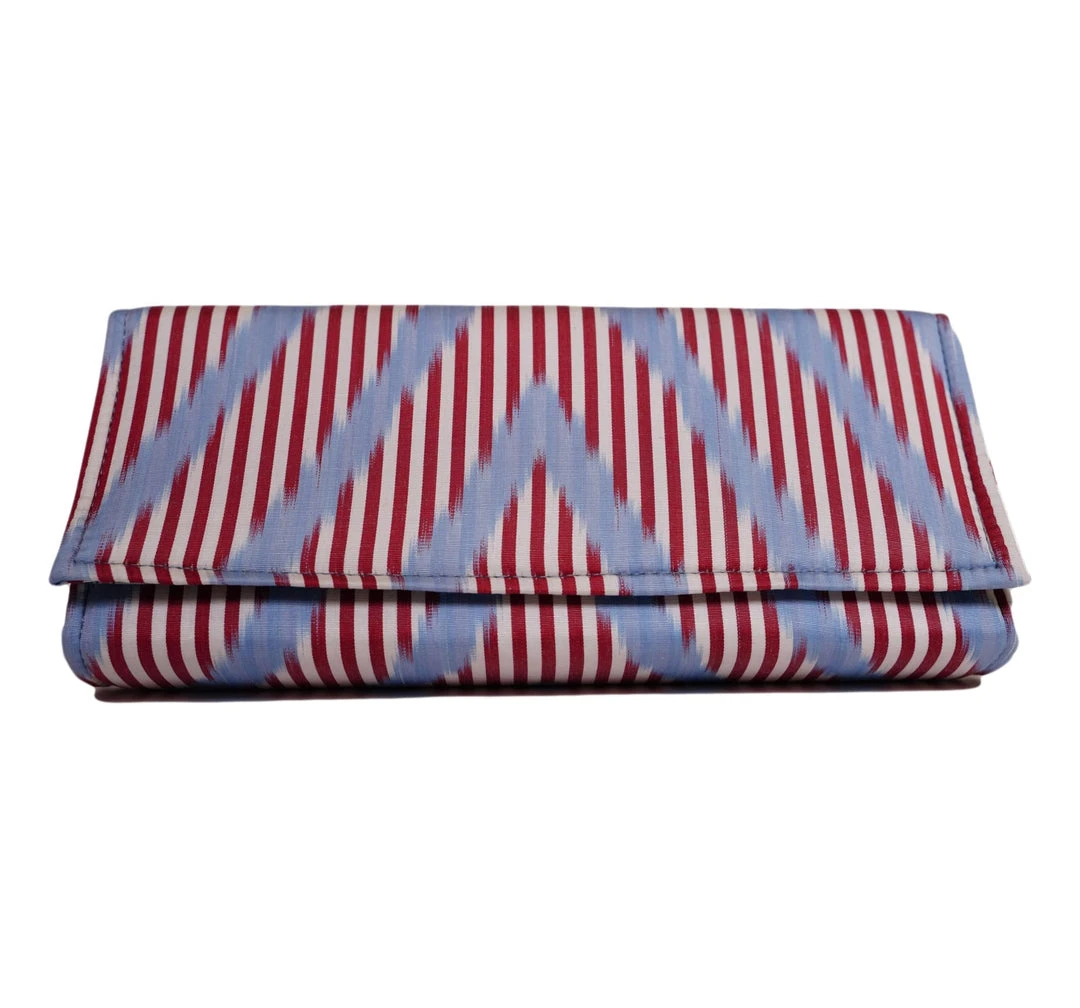 Larkin Lane WHAT'S HOT Hyannis Silk Ikat Cassie Clutch 3 Larkin Lane WHAT'S HOT Hyannis Silk Ikat Cassie Clutch