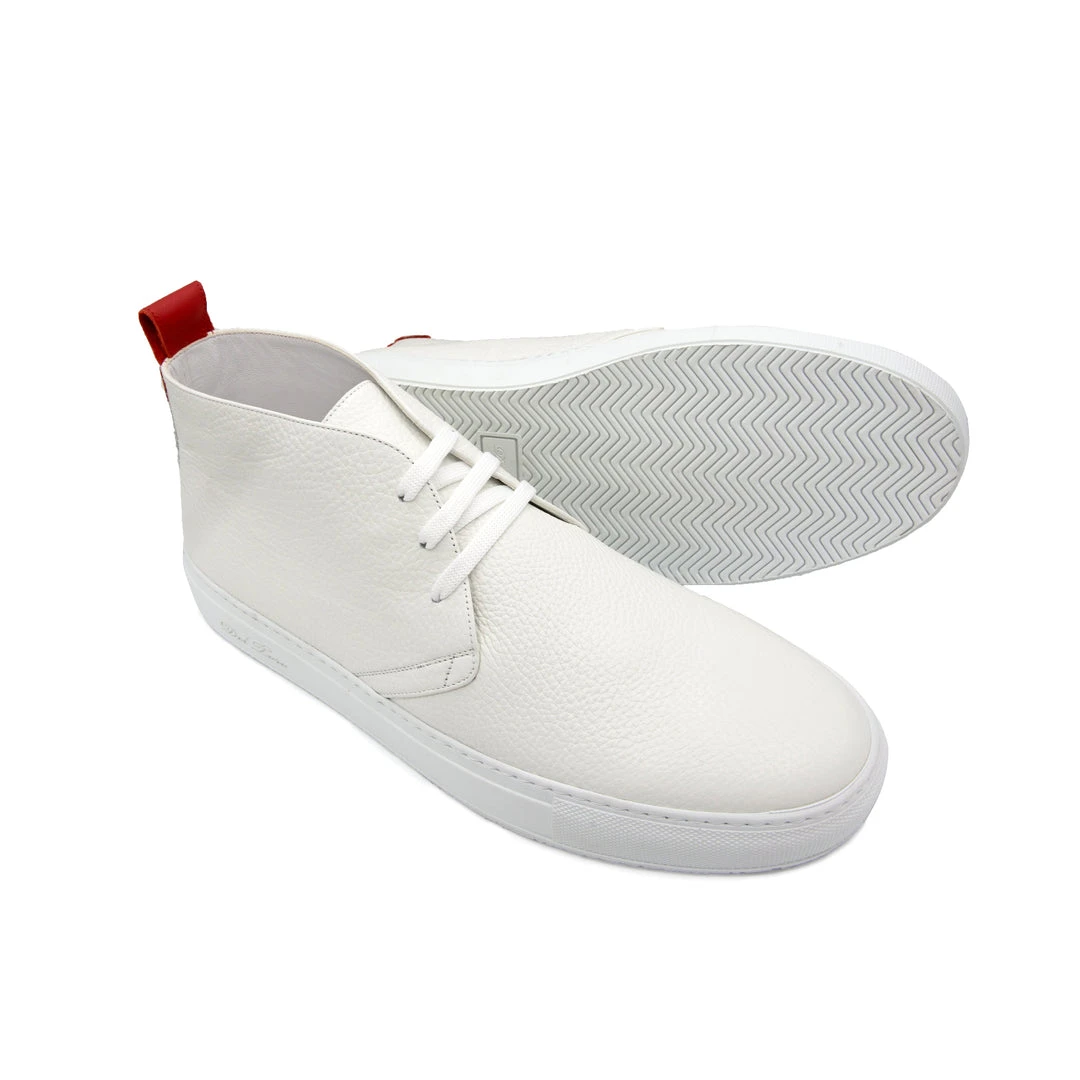 Del Toro Men's White Leather Chukka Sneaker WHAT'S HOT 4 Del Toro Men's White Leather Chukka Sneaker WHAT'S HOT