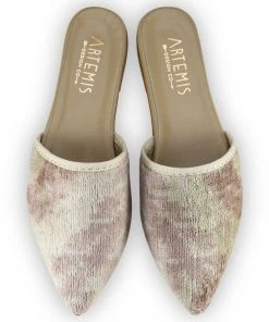 Artemis Design Co. Blush Velvet Babouche
